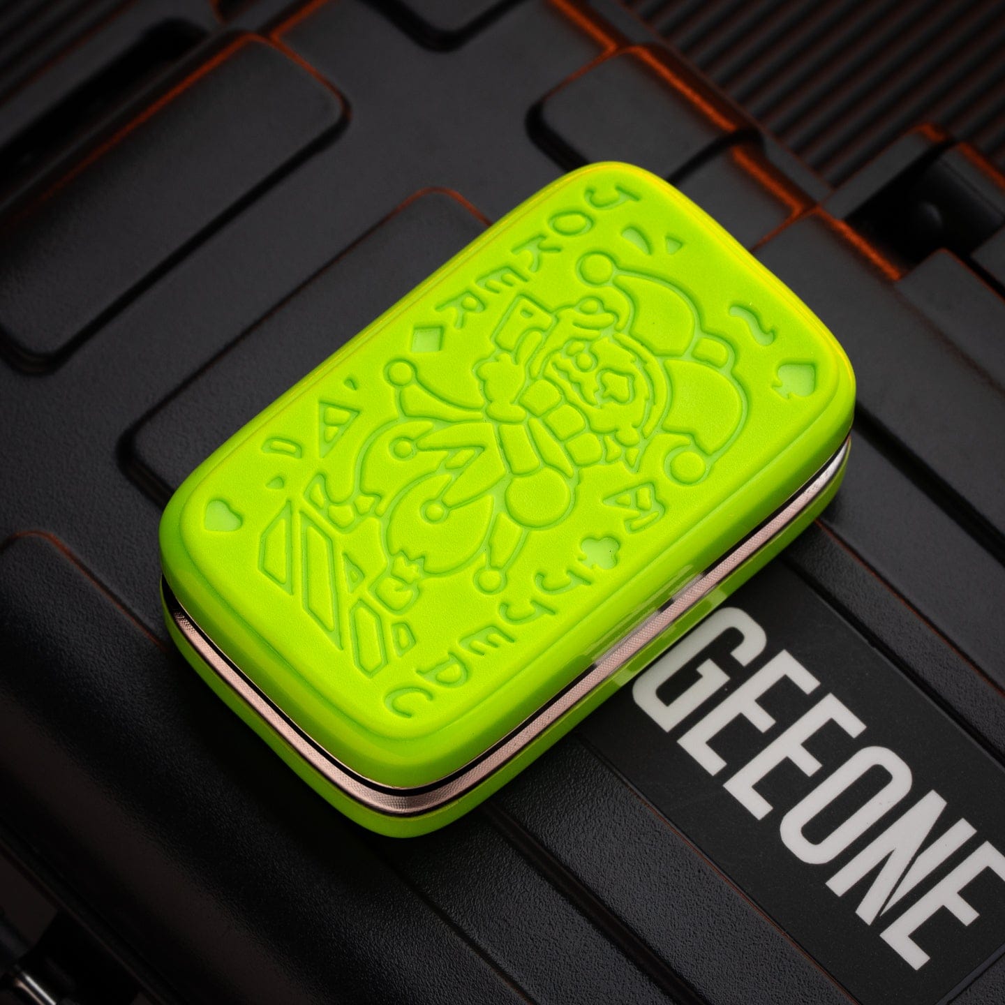 JJ EDC 只禁优惠代码 Joker Floating Slider Stainless Steel+ABS (green)