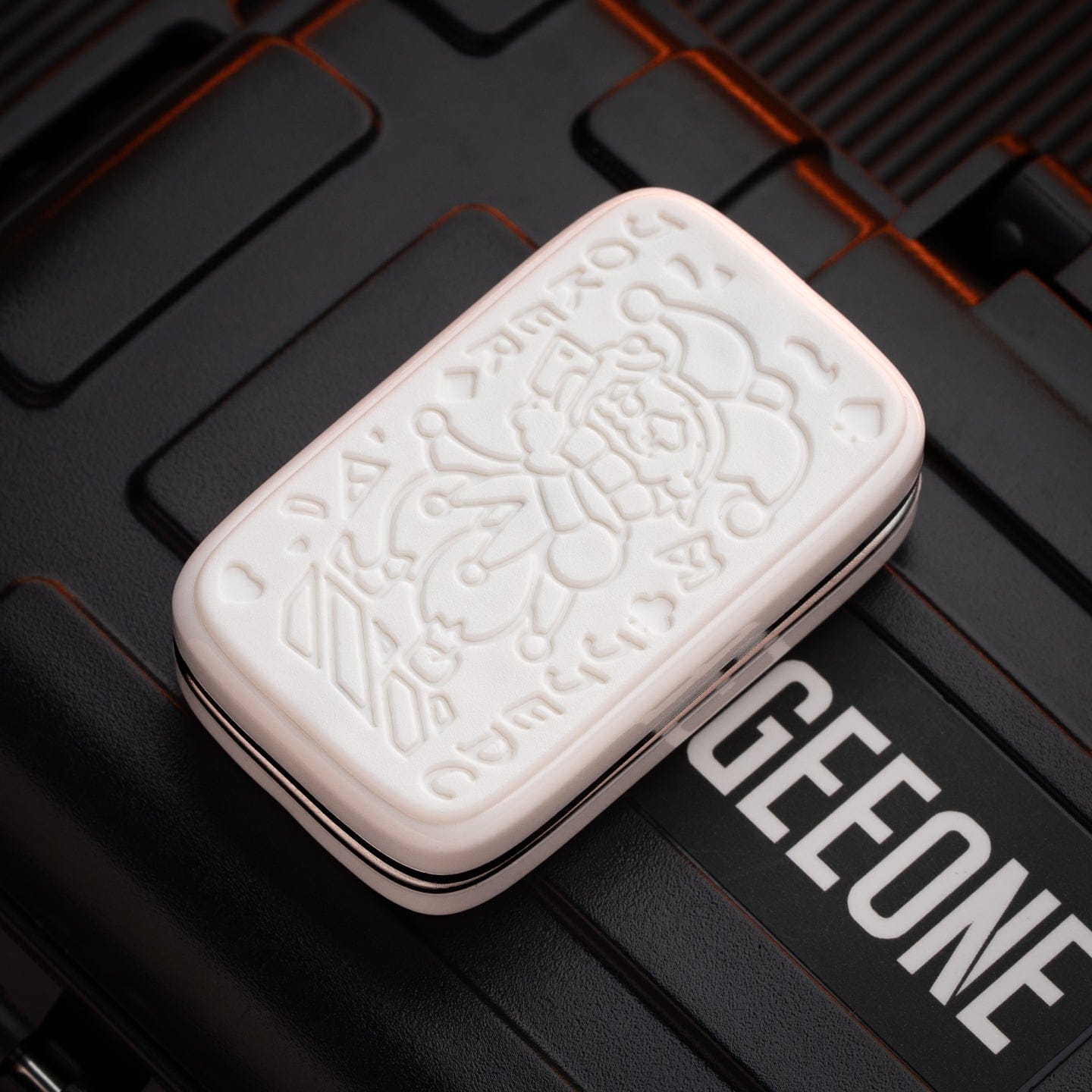 JJ EDC 只禁优惠代码 Joker Floating Slider Stainless Steel+ABS (white)