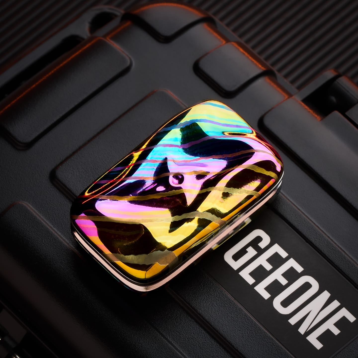 JJ EDC 只禁优惠代码 Shuriken Mini Version / Zircuti Anodizing-rainbow (right hand)