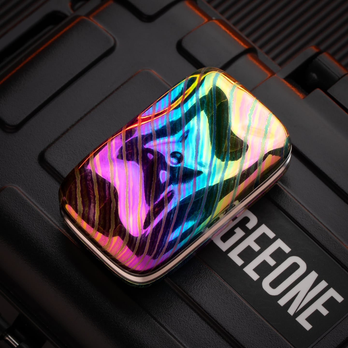 JJ EDC 只禁优惠代码 Shuriken Standard Version / Zircuti Anodizing-rainbow (left hand)
