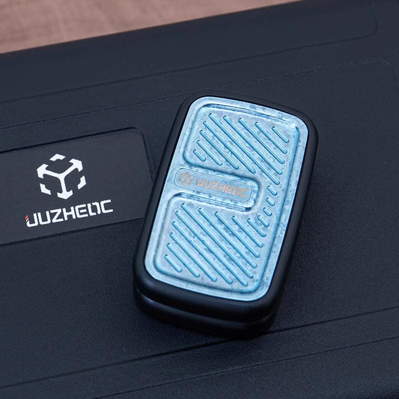 JUZHEDC Fidget Slider Armour Crystal Titanium (ice blue)