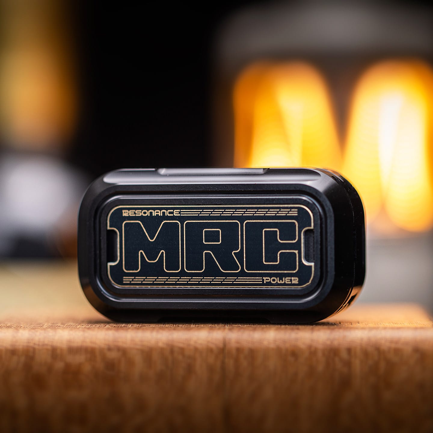 JUZHEDC Fidget Slider Magnetic Resonance Cabin Magnetic Resonance Cabin / POM Black (MRC Inlaid Version)