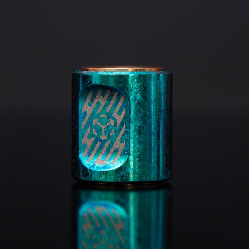 JUZHEDC Pendants SCROLL Crystal Titanium-green