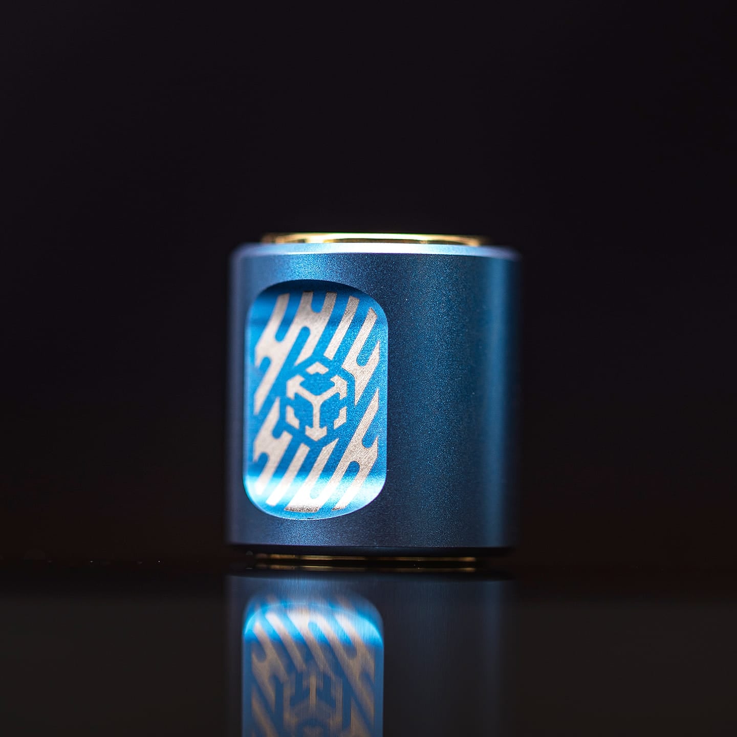 JUZHEDC Pendants SCROLL Titanium blue