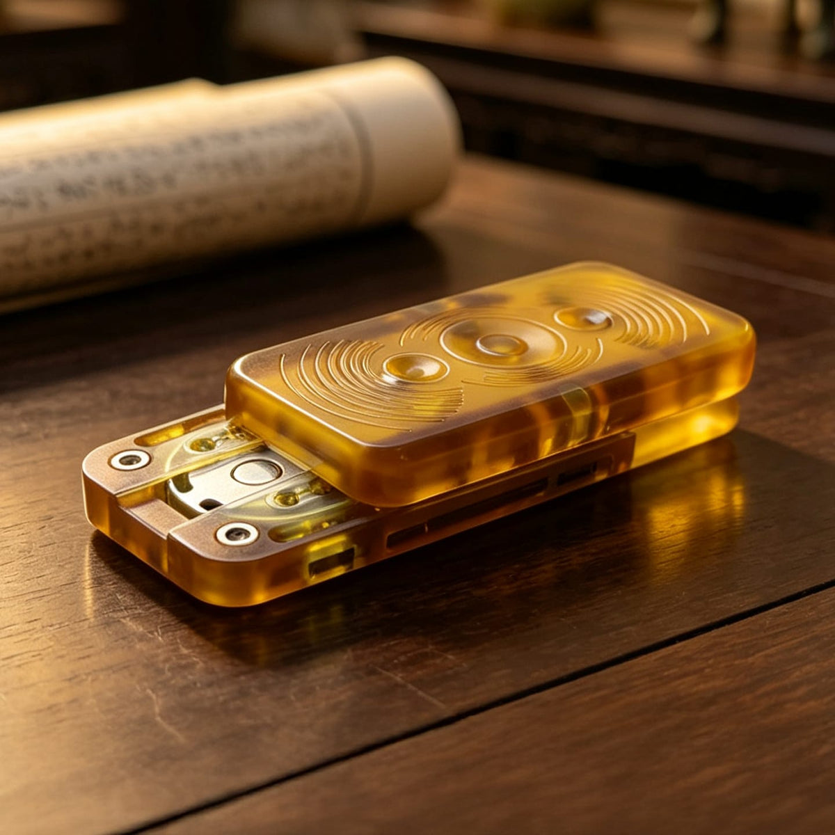 JX EDC 只禁优惠代码 Chime Roll Ultem (PEI) + Titanium Tuning Fork