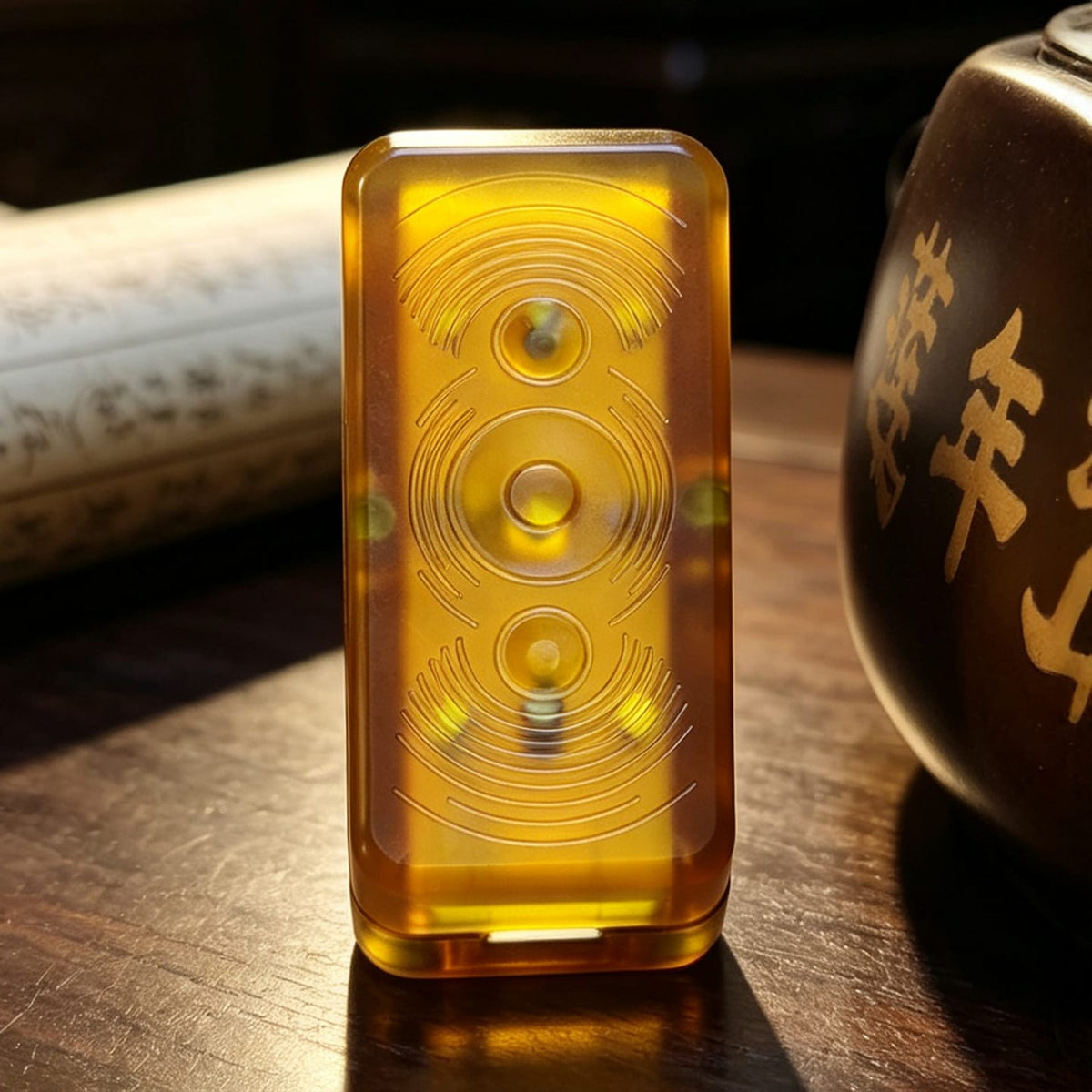 JX EDC 只禁优惠代码 Chime Roll Ultem (PEI) + Titanium Tuning Fork