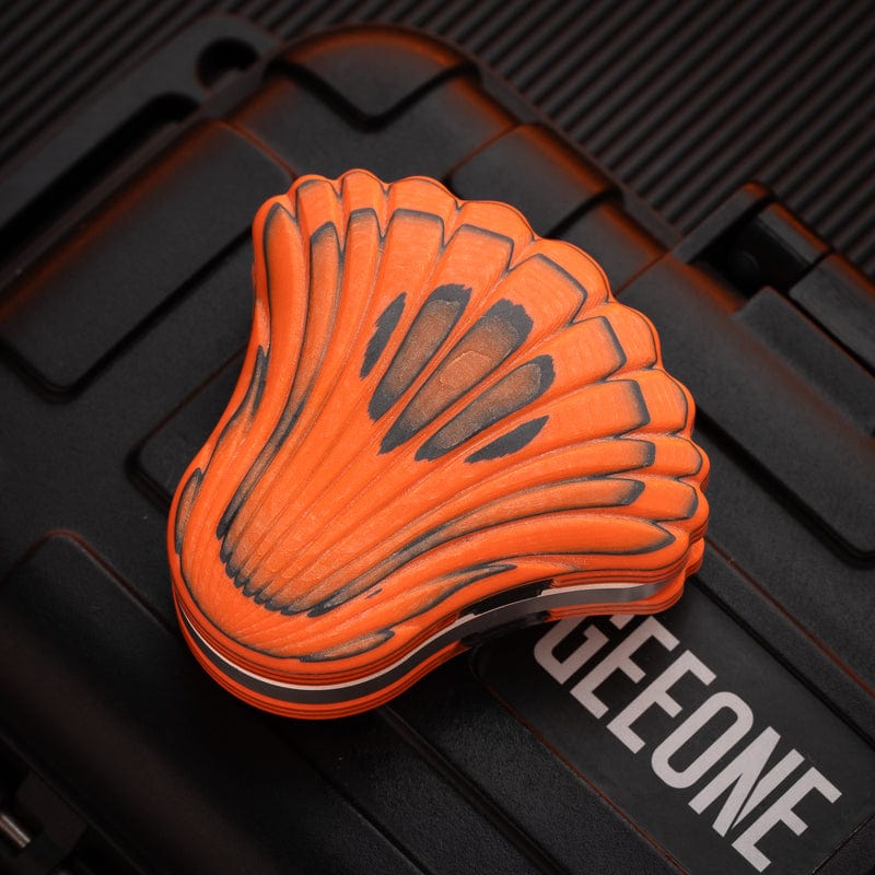 KAIS Fidget Slider Balled Shell Mechanical Slider Carbon Quartz+zirc middle plate (orange)
