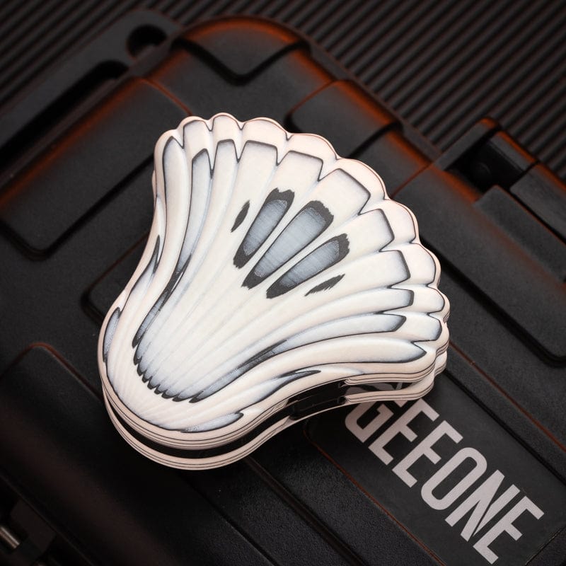 KAIS Fidget Slider Balled Shell Mechanical Slider Carbon Quartz+zirc middle plate (white)