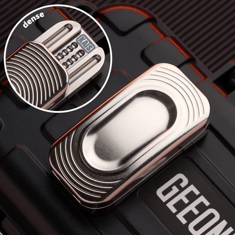 KAIS Fidget Slider POPO Polished Titanium-Dense