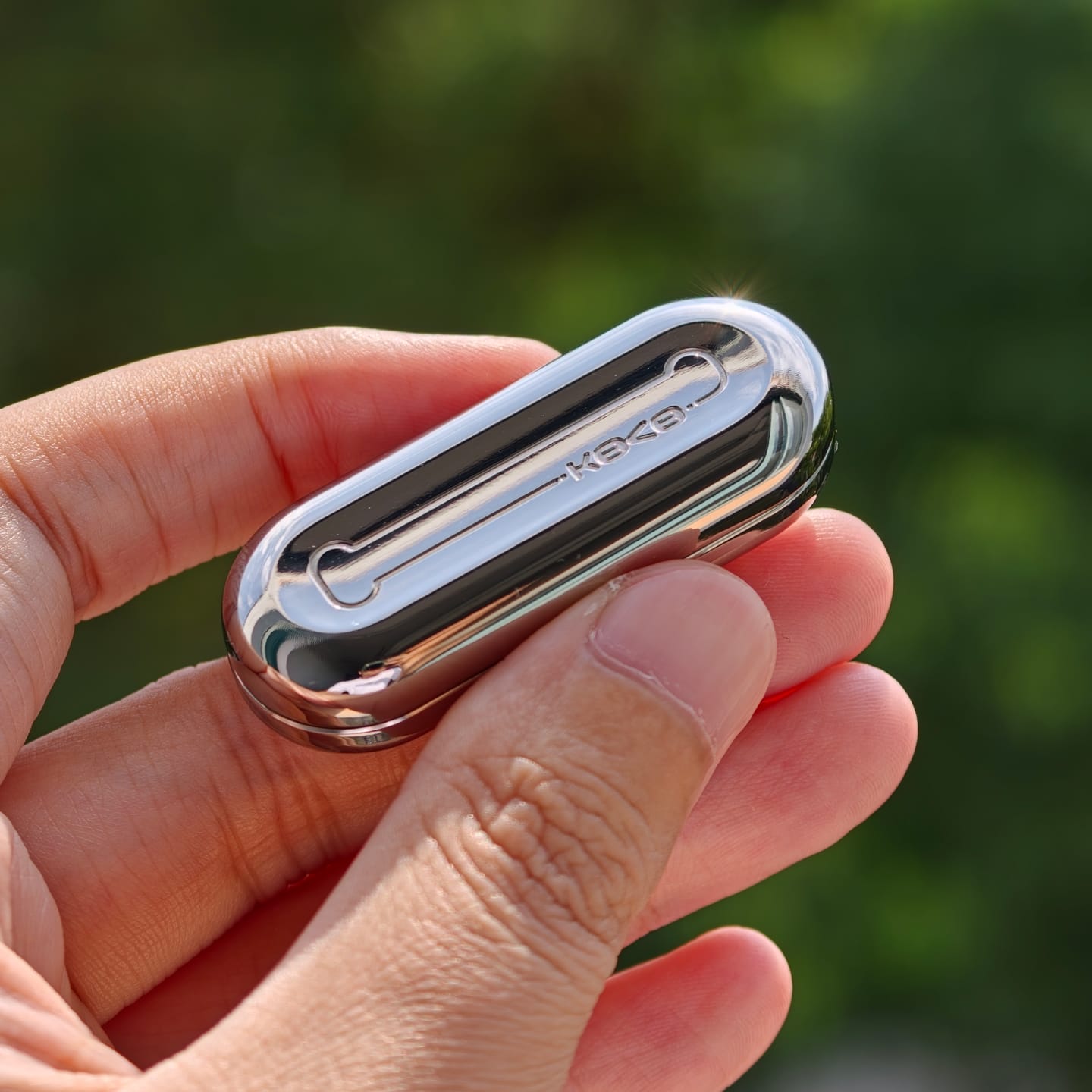KOVO FEEL Fidget Slider Floating Cloud Slider Polished Titanium Pro  (First Anniversary Edition) ships in 5 days