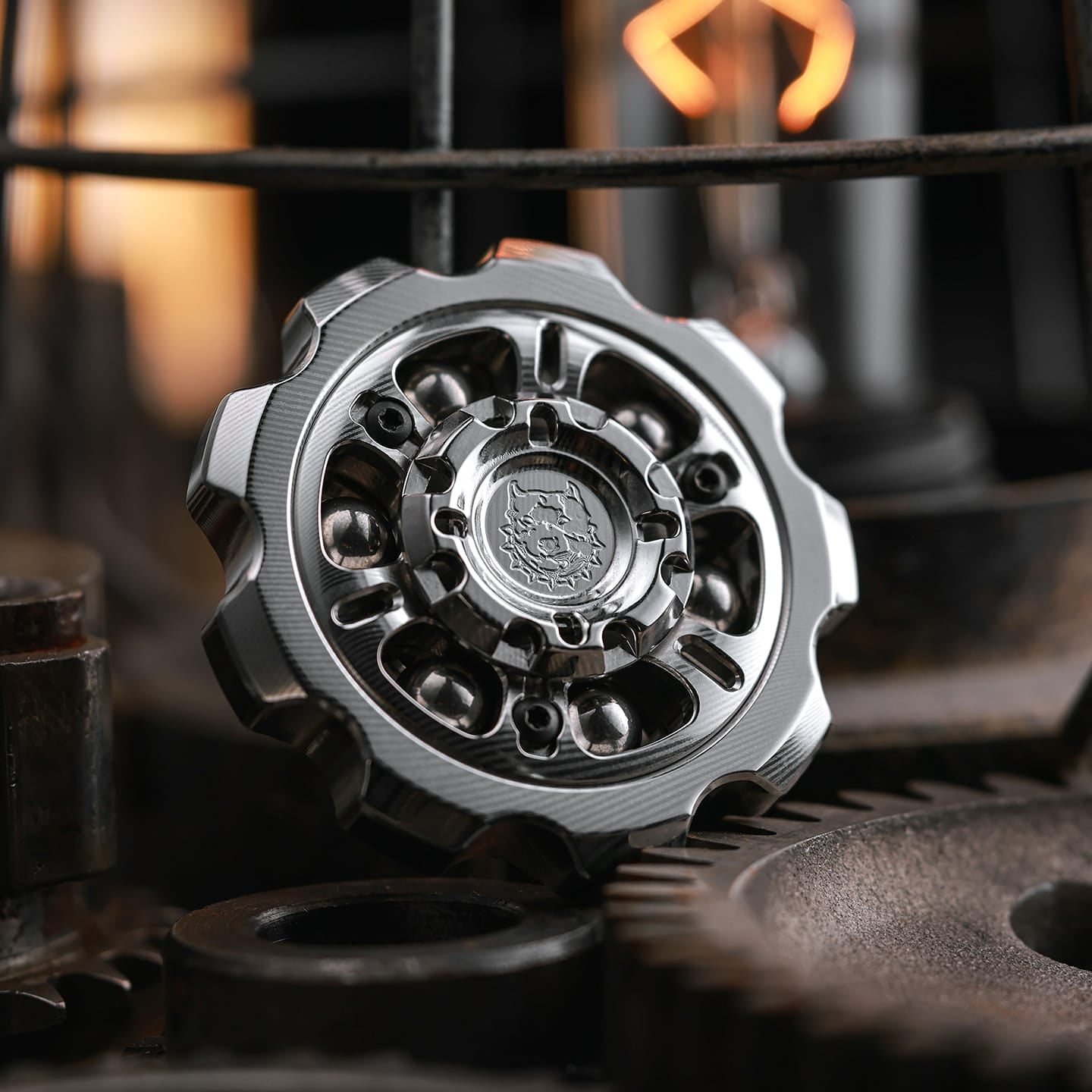 KTS Fidget Spinner Gear Storm Dama Steel
