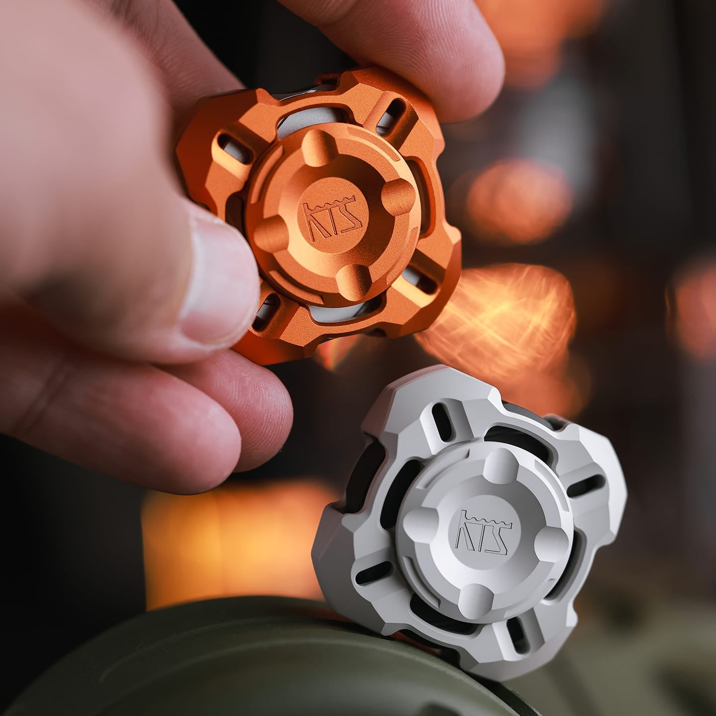 KTS, M4 Tenon Mini Spinner, Fidget Spinner
