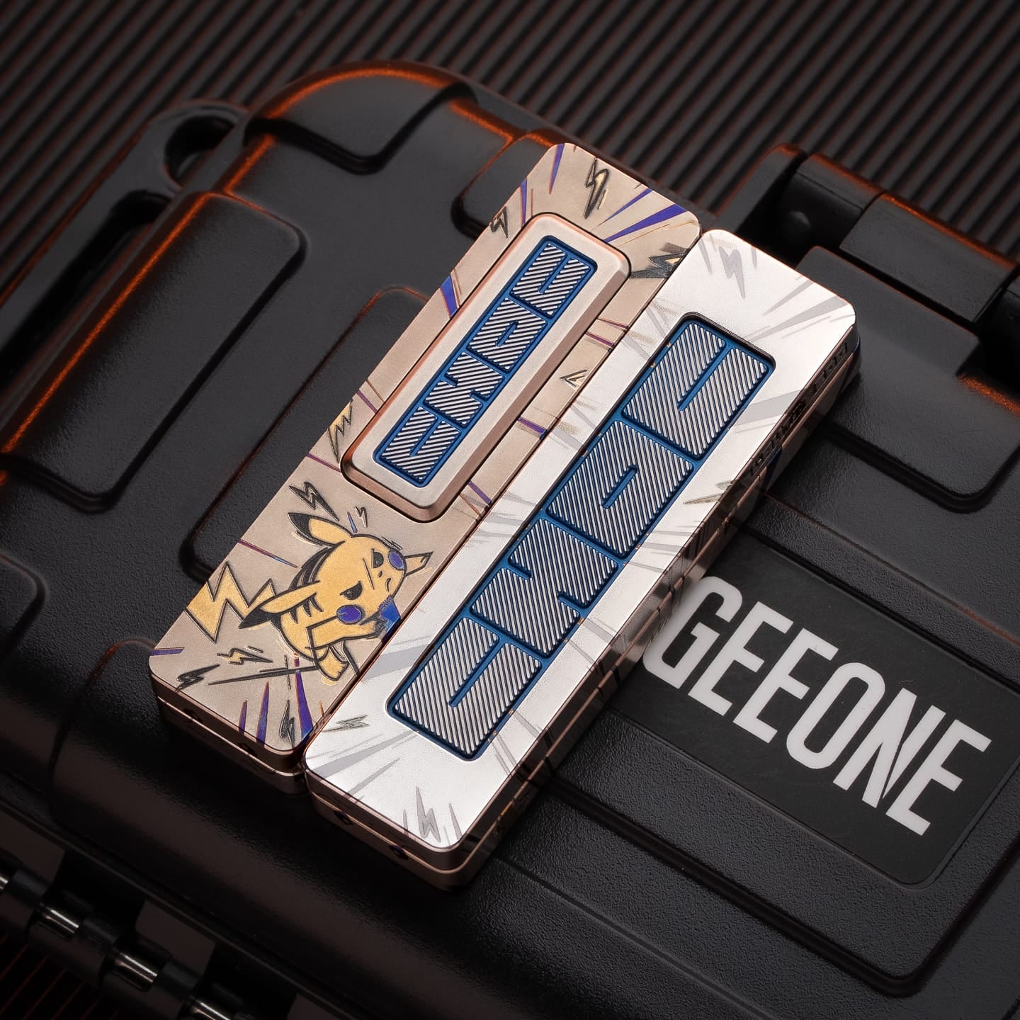 LAUTIE 只禁优惠代码 “Choc” Mechanical Slider Choc (Custom Engraved Version) / Titanium - Pokemon