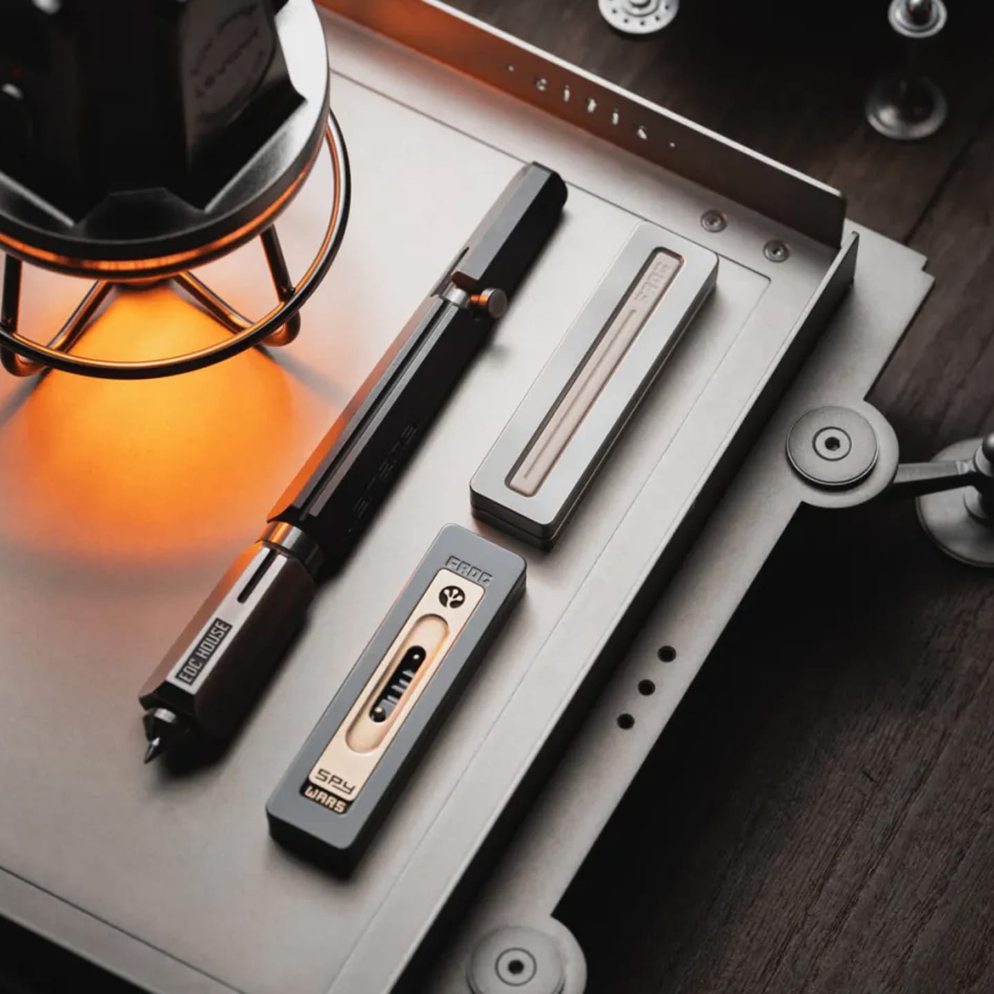 EDC LAUTIE Frog Slider ジルコニウム (限定399個) Lautie EDC Frog Mechanical Slider, SpyWars Series