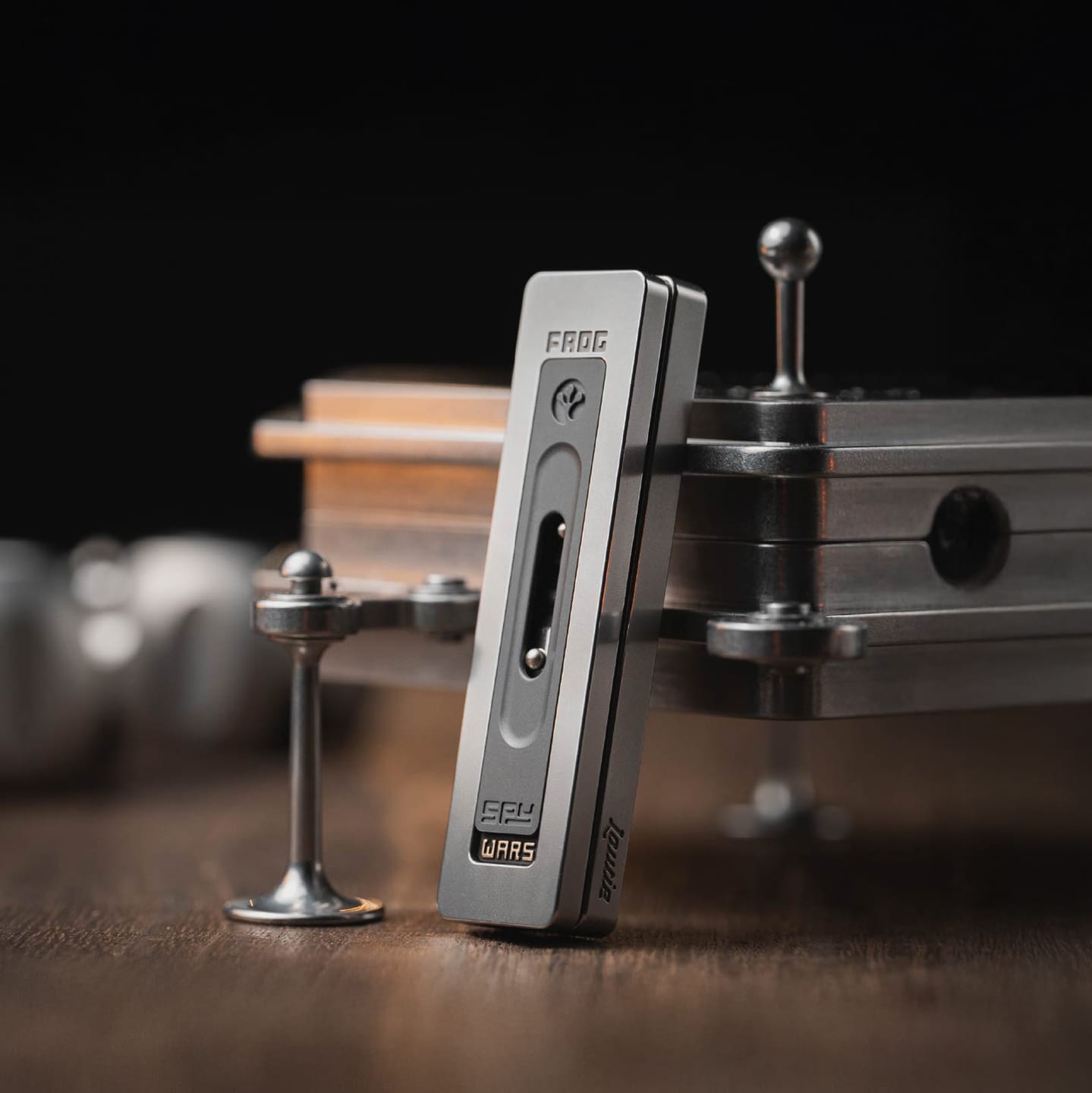 EDC LAUTIE Frog Slider ジルコニウム (限定399個) Lautie EDC Frog Mechanical Slider, SpyWars Series