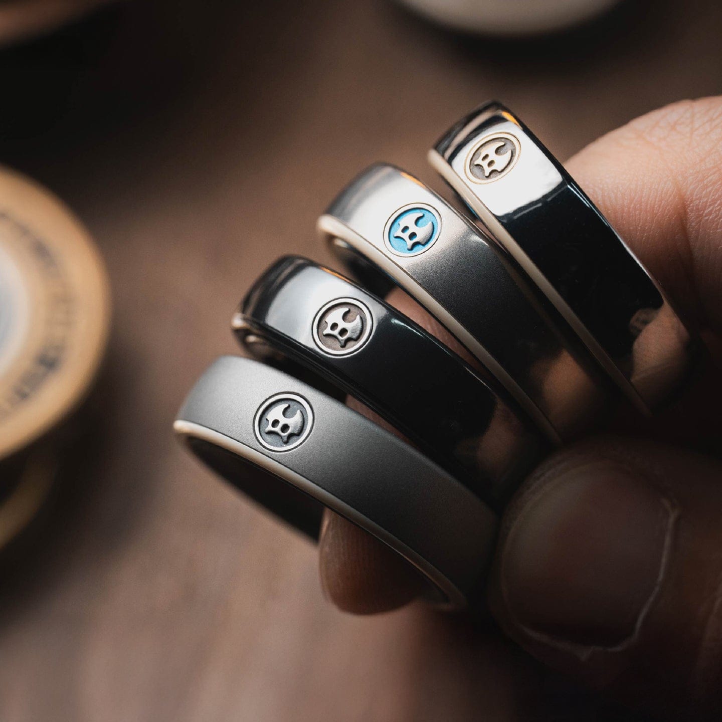 LAUTIE Mechanic-I Slim Fidget Ring, Spy Wars Series