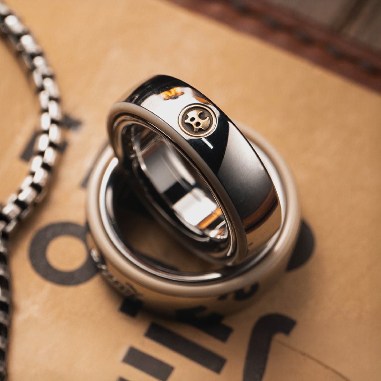 LAUTIE Mechanic-I Slim Fidget Ring, Spy Wars Series