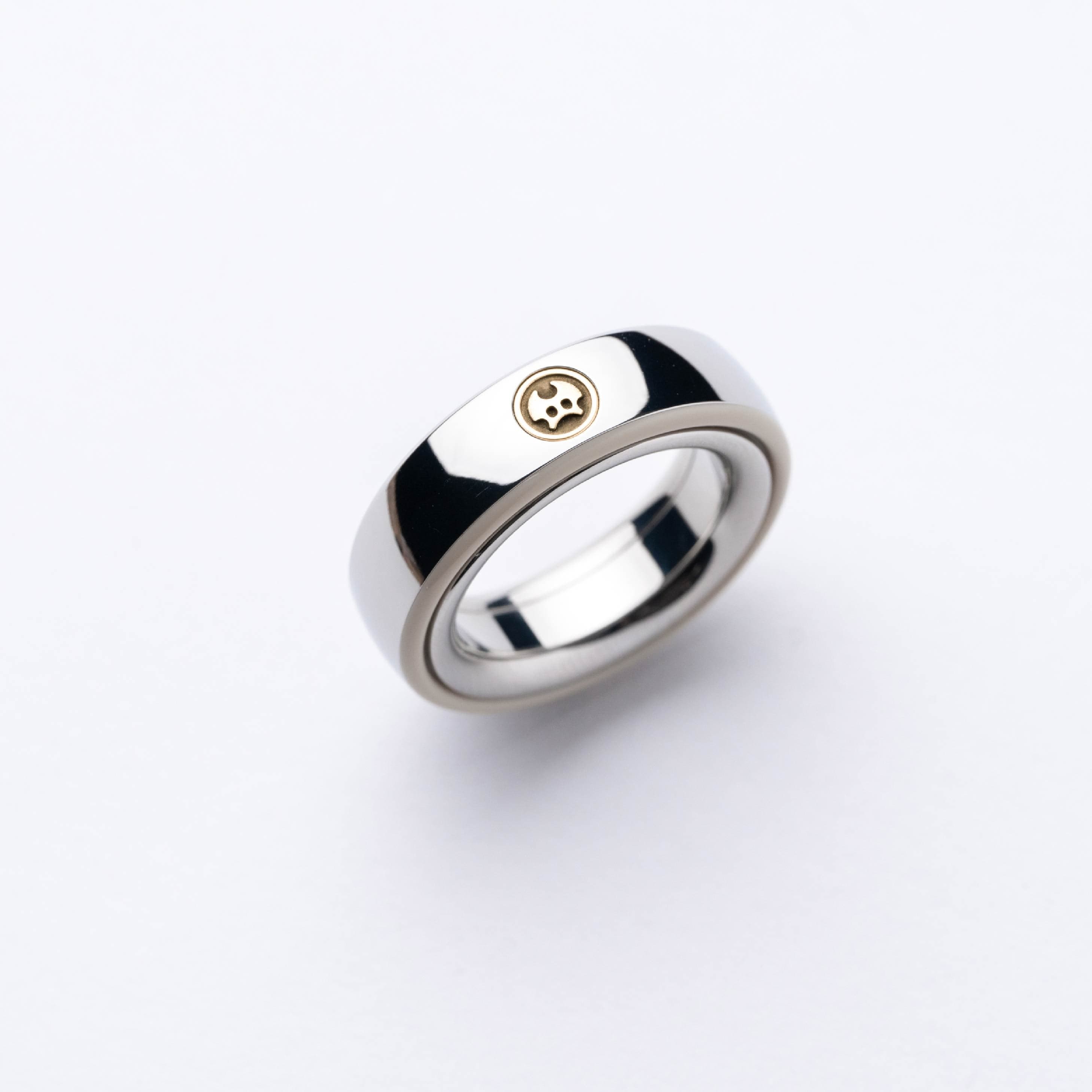 LAUTIE 只禁优惠代码 Mechanic-I Slim Large (Inner Diameter: 0.78in/20mm) ships in 15 days / Stainless Steel