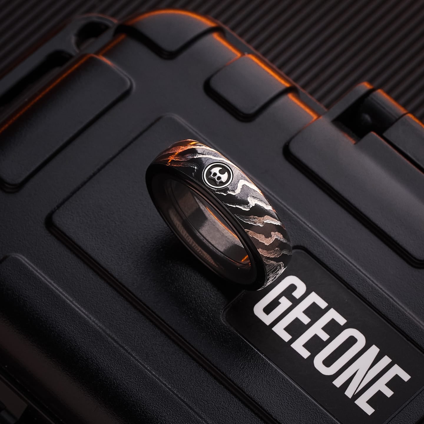 LAUTIE 只禁优惠代码 Mechanic-I Slim Medium (Inner Diameter: 0.72in/18.5mm) / Zirconium - Zircuti Pattern (Customized Version)