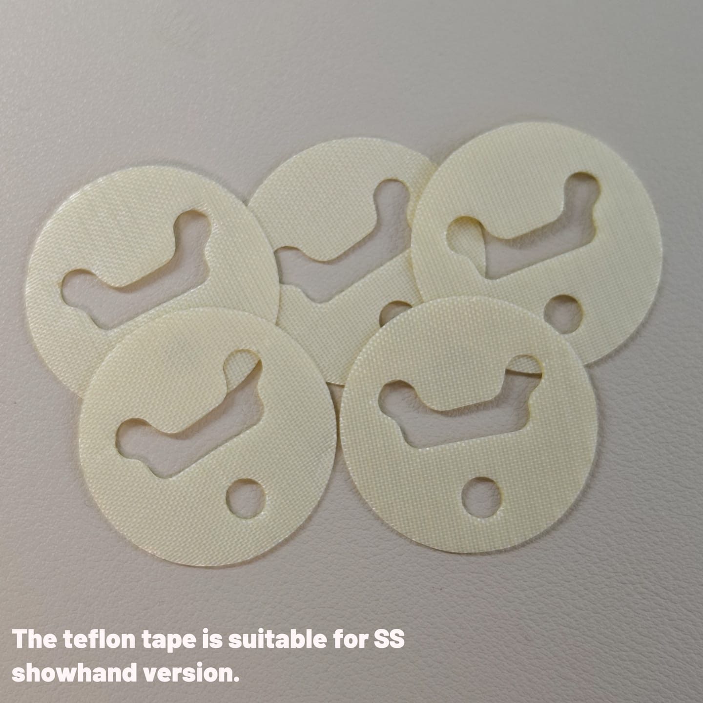 LAUTIE 只禁优惠代码 “Showhand” Haptic Coin Accessory-Teflon Tape White (5pcs)