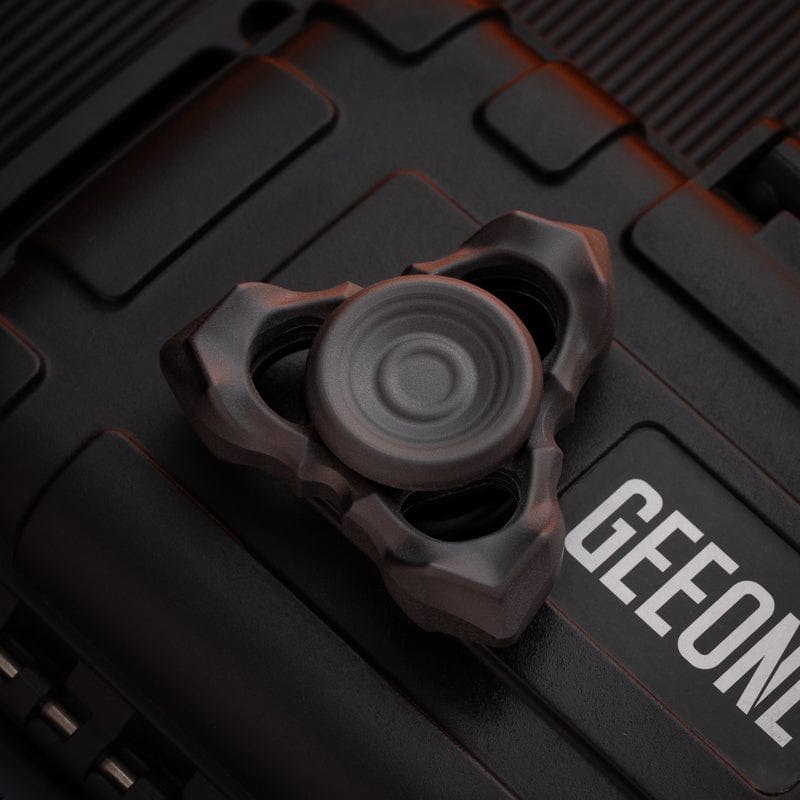 LQ EDC Fidget Spinner Thorns and Fog Blasted Zirconium (MINI)