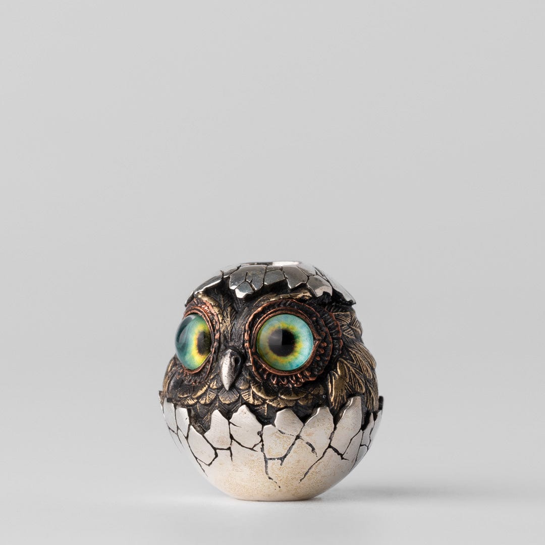 LY EDC Pendants Owl (eggshell) Lanyard Bead