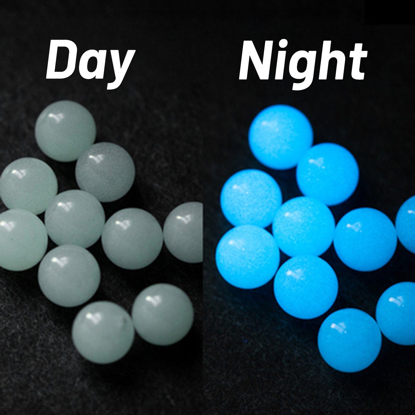 MACKIE 只禁优惠代码 Galatine Mini Luminous beads 6mm (4pcs)-blue