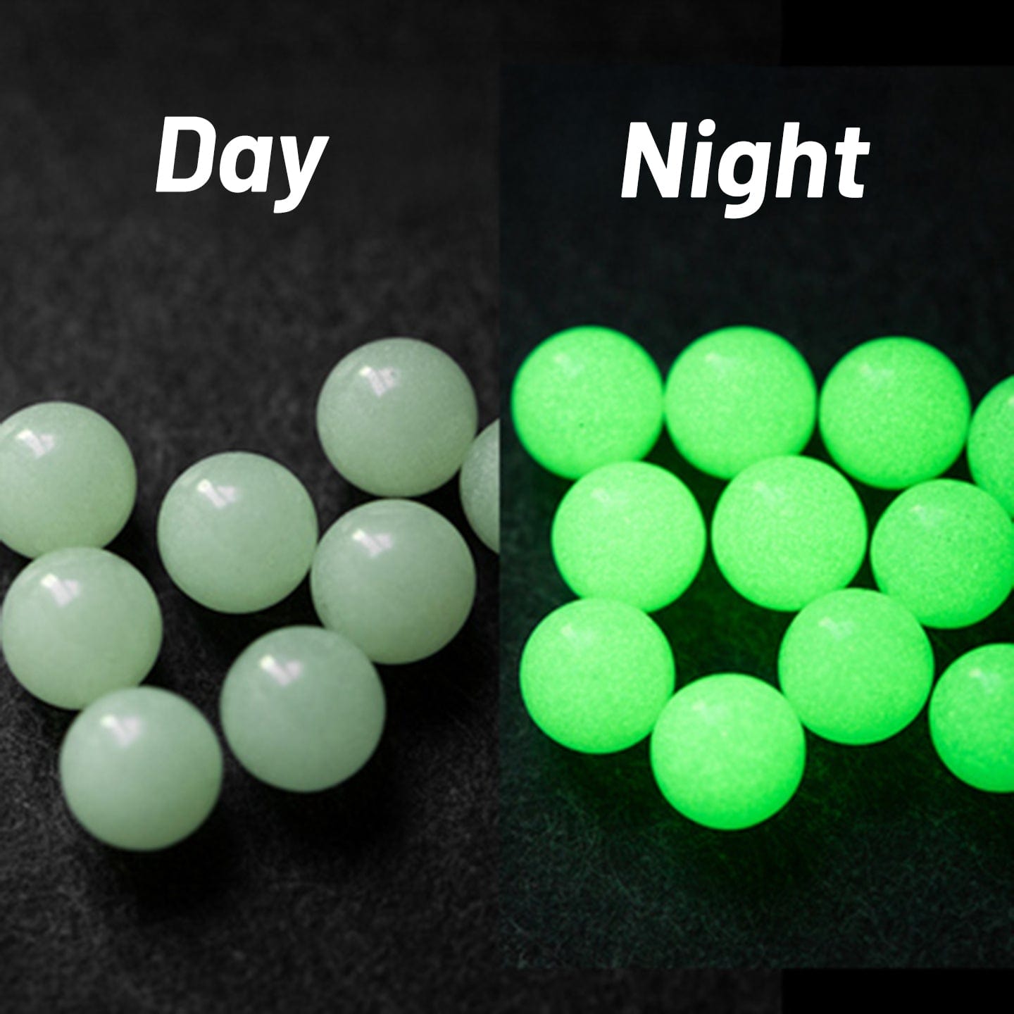 MACKIE 只禁优惠代码 Galatine Mini Luminous beads 6mm (4pcs)-green