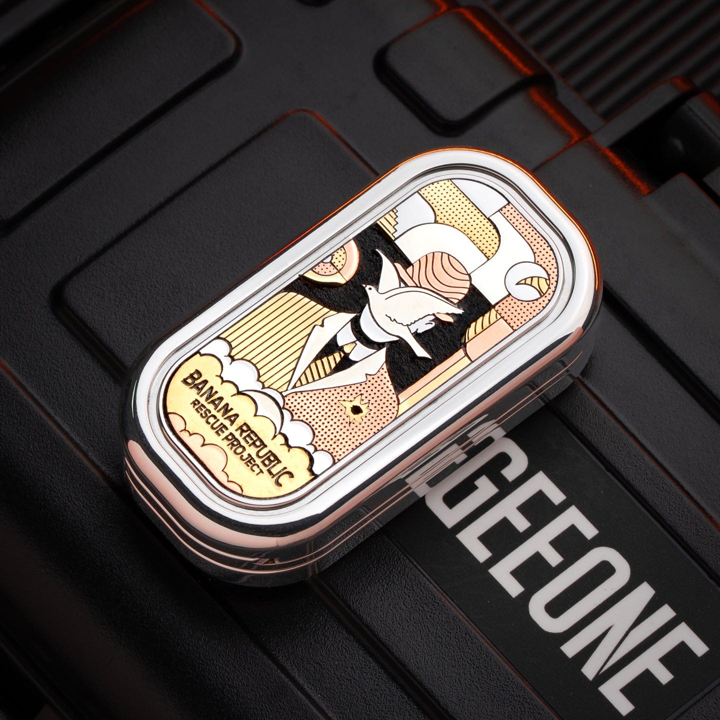 MACKIE Fidget Slider CP3 Stainless Steel/Copper inlay-BRRP