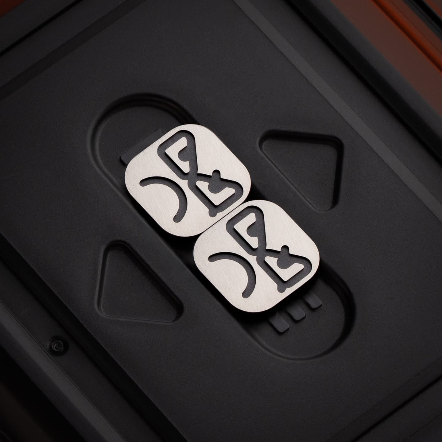 MACKIE Pendants Emotional Cube Brushed Zirconium - Emo plates (without main body)