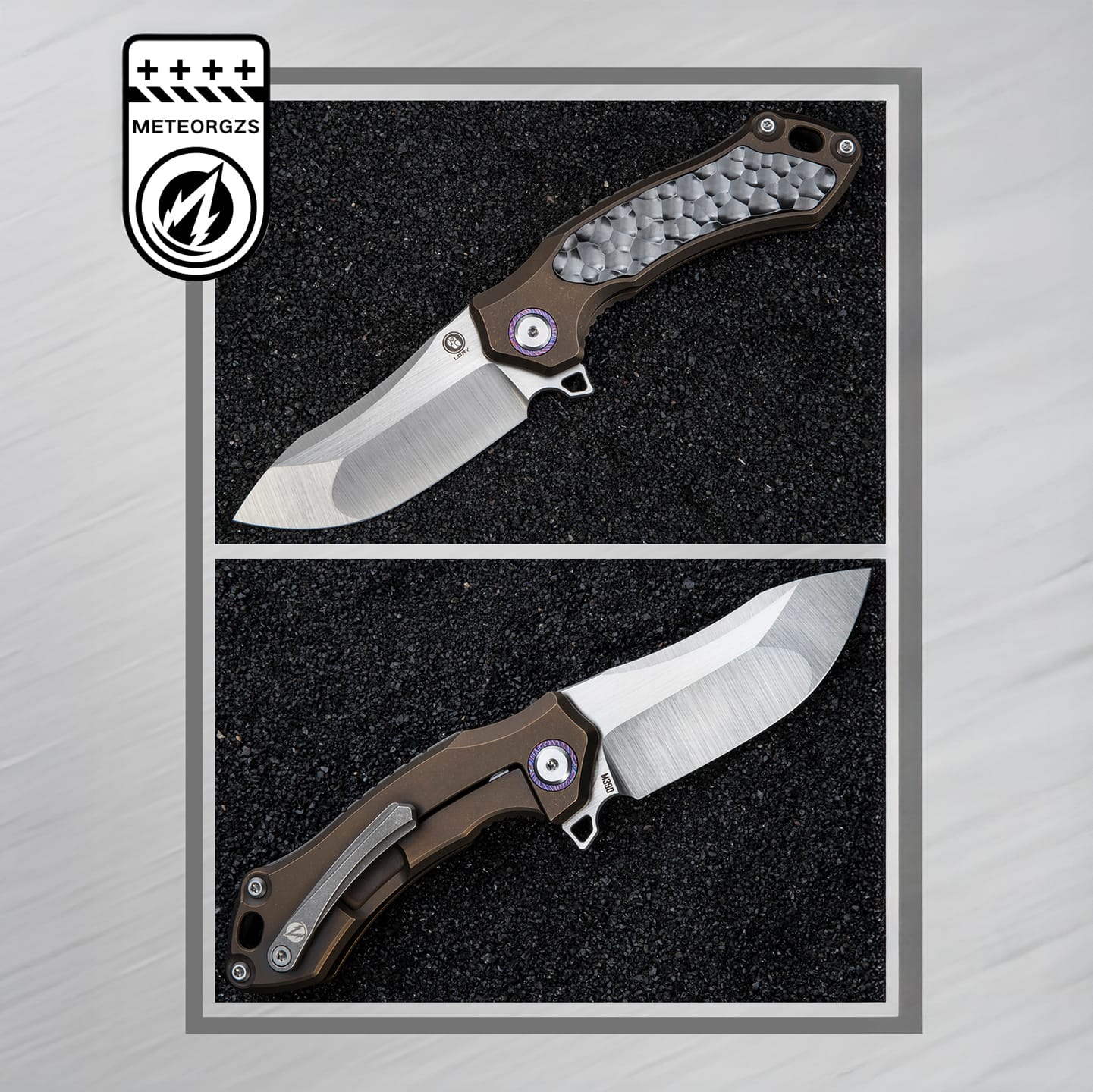 METEOR 只禁优惠代码 Lory M390/Titanium/Zirconium plate (Single-edged)