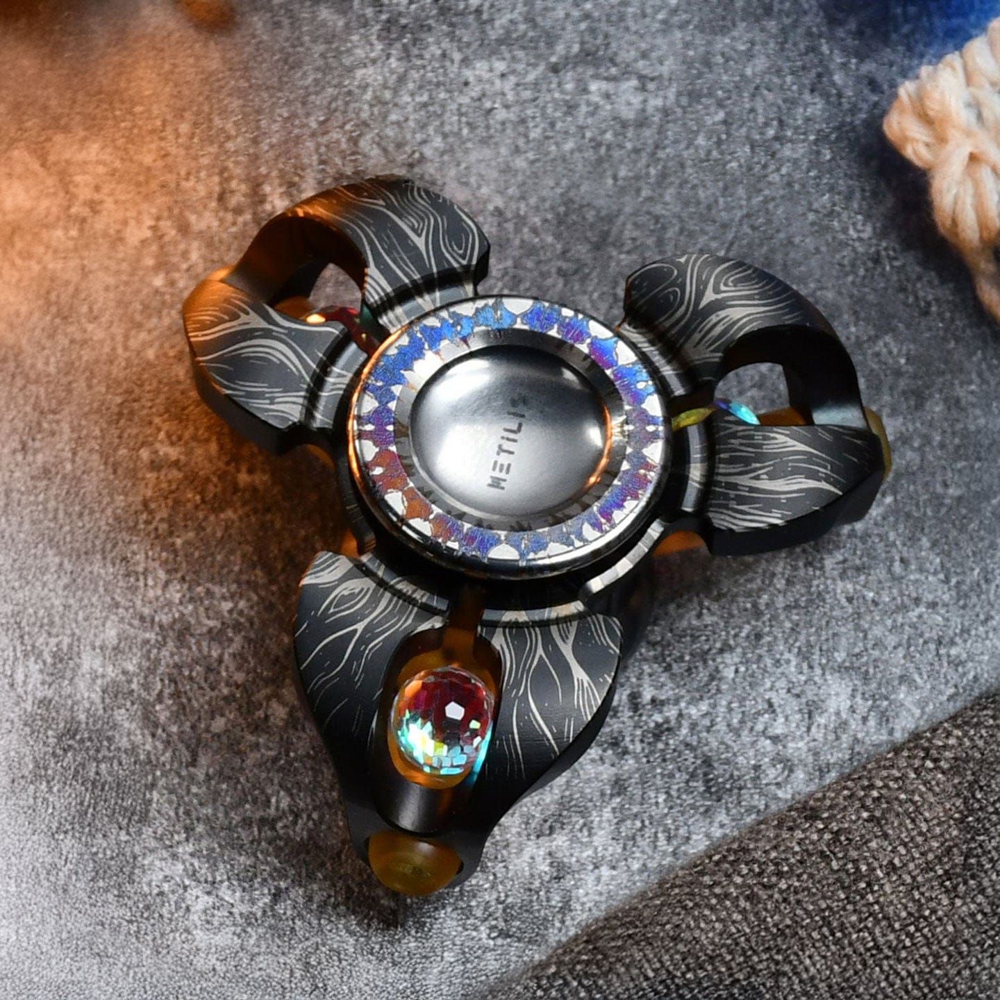 METILIS 只禁优惠代码 Star Fall Unpolished Stainless Steel+Titanium