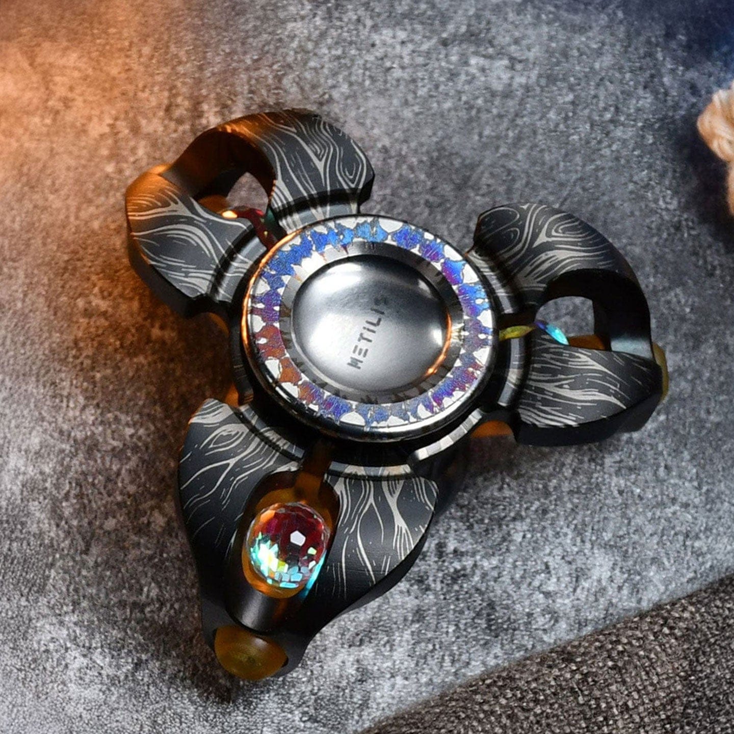 METILIS 只禁优惠代码 Star Fall Unpolished Stainless Steel+Titanium