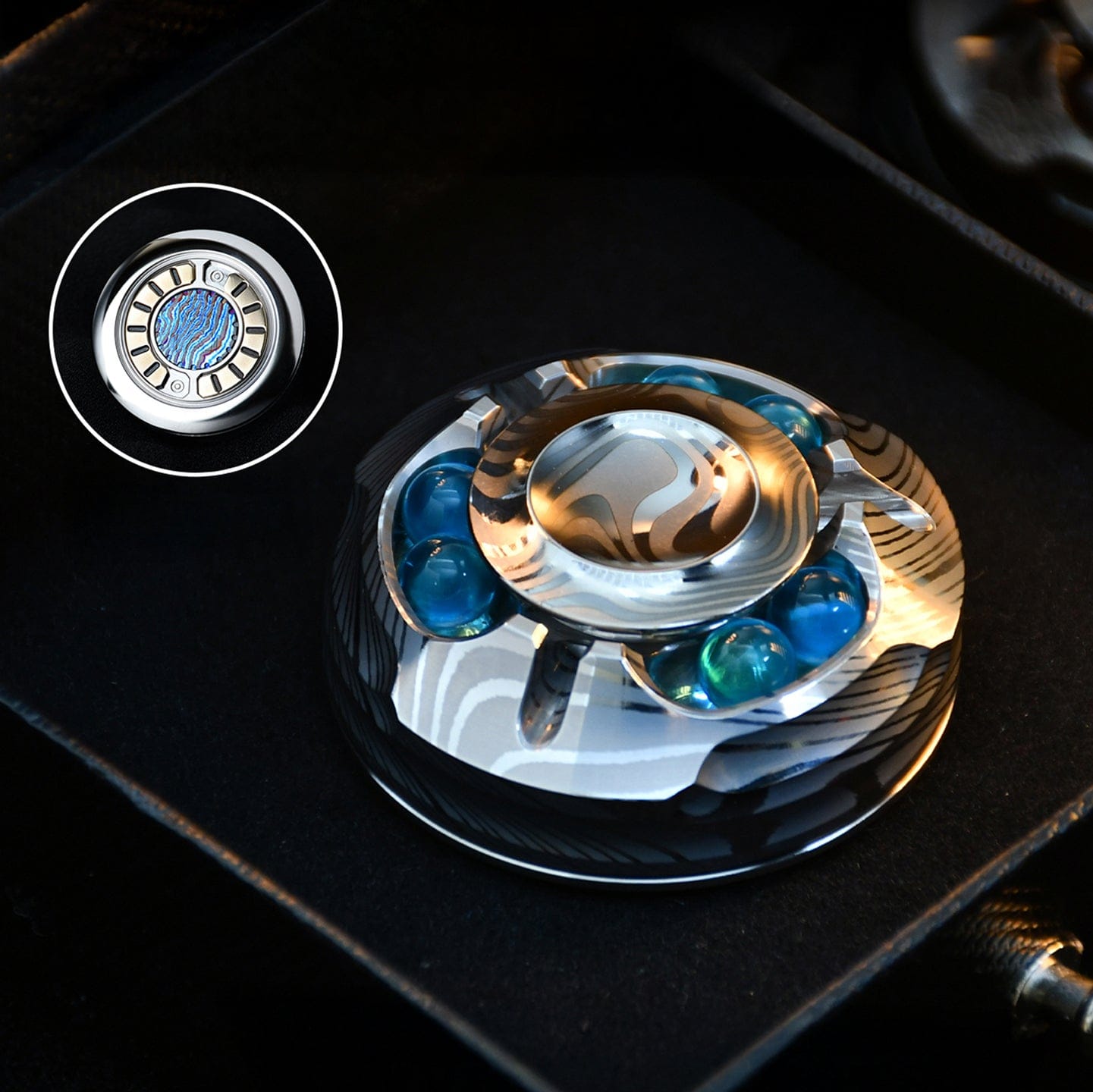 METILIS, Thousance Falcon LITE, Fidget Spinner, Ratchet Coin