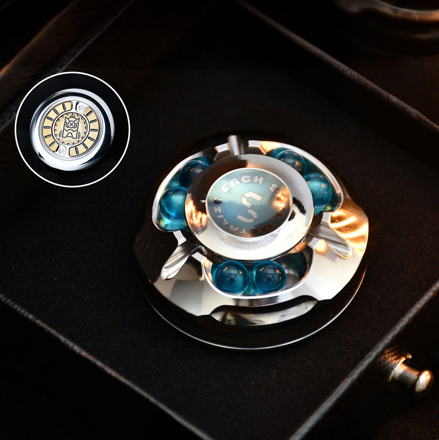 METILIS, Thousance Falcon LITE, Fidget Spinner, Ratchet Coin