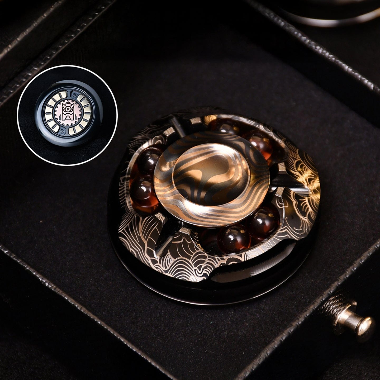 METILIS, Thousance Falcon LITE, Fidget Spinner, Ratchet Coin