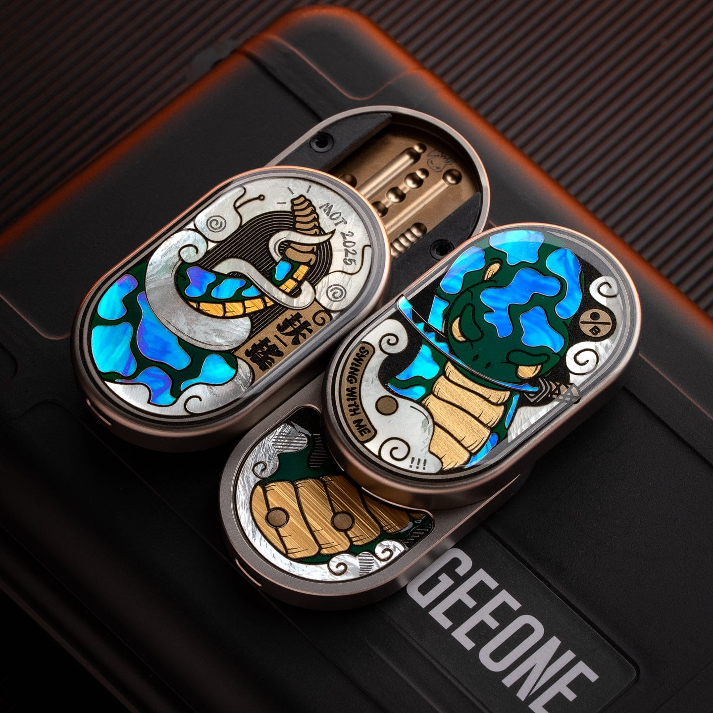 MOT 禁店铺满减及优惠代码 Groove Pro-Fu Yao Groove Pro (Coating Version) / Titanium-photolithography Mint cool green 1