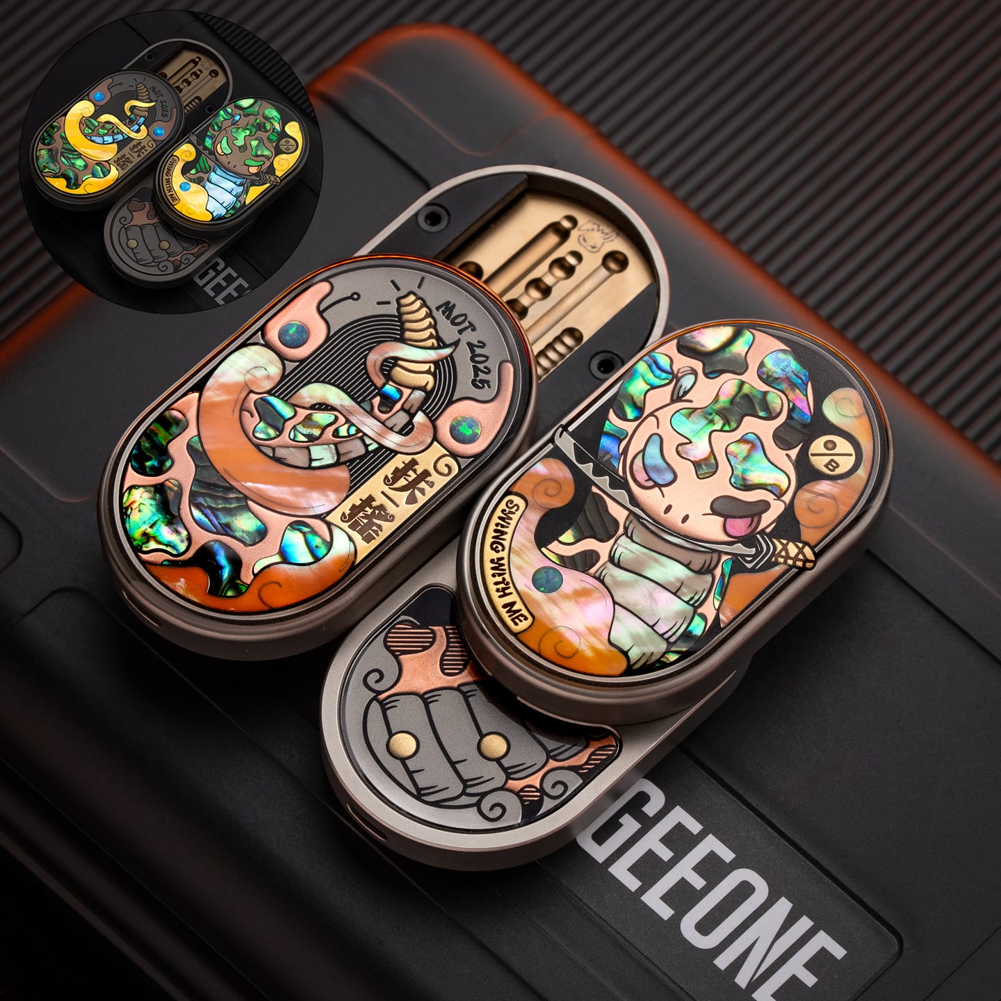 MOT 禁店铺满减及优惠代码 Groove Pro-Fu Yao Groove Pro (Crystal Sealing Version) / Titanium (updated edition) - yellow cloud (glow in the dark)
