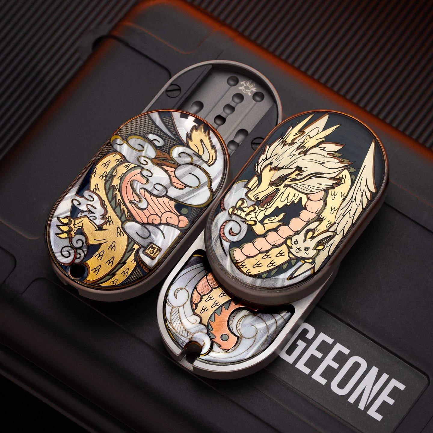 MOT 只禁优惠代码 Groove Slider Groove (Crystal Sealing Version) / Titanium-gold dragon (luminous coating)