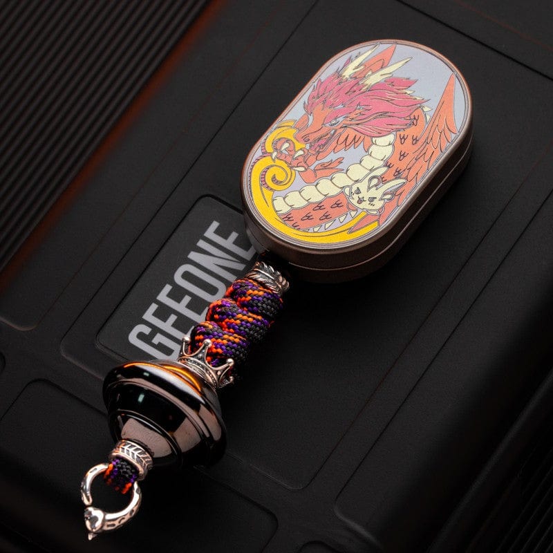 MOT 只禁优惠代码 Groove Slider Set / Titanium-gold dragon+planet braiding kit