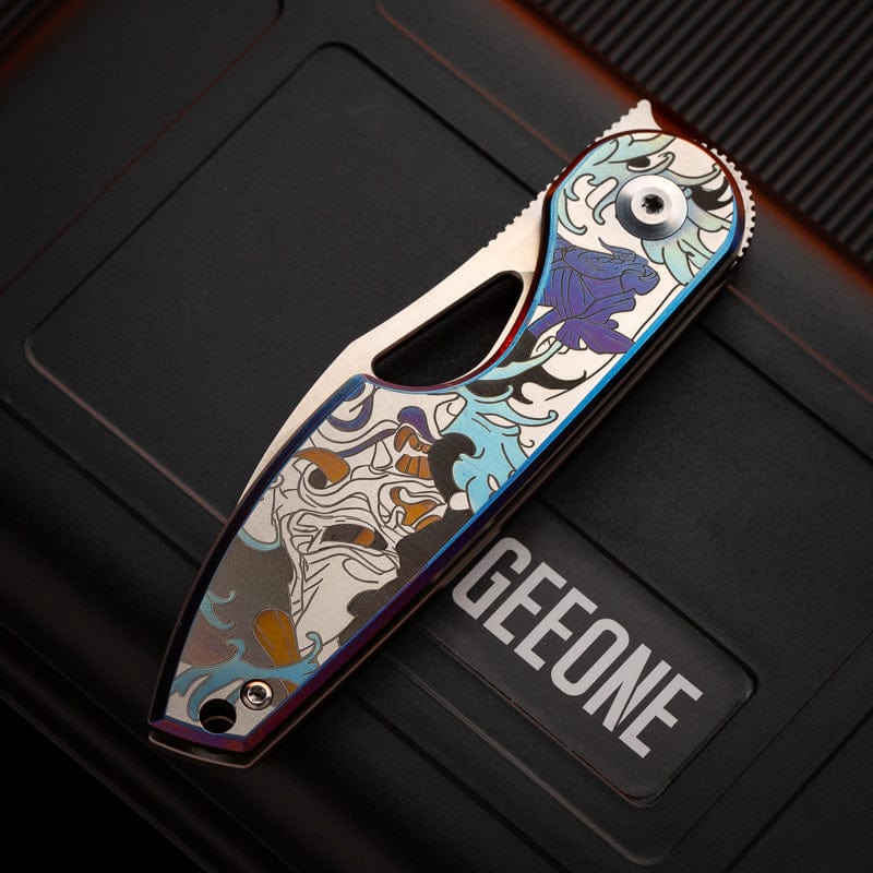 New Play Multi Tool Cangfeng & Dragon Knife Cangfeng-M390+Ti+laser engraving (ships on Feb.28)