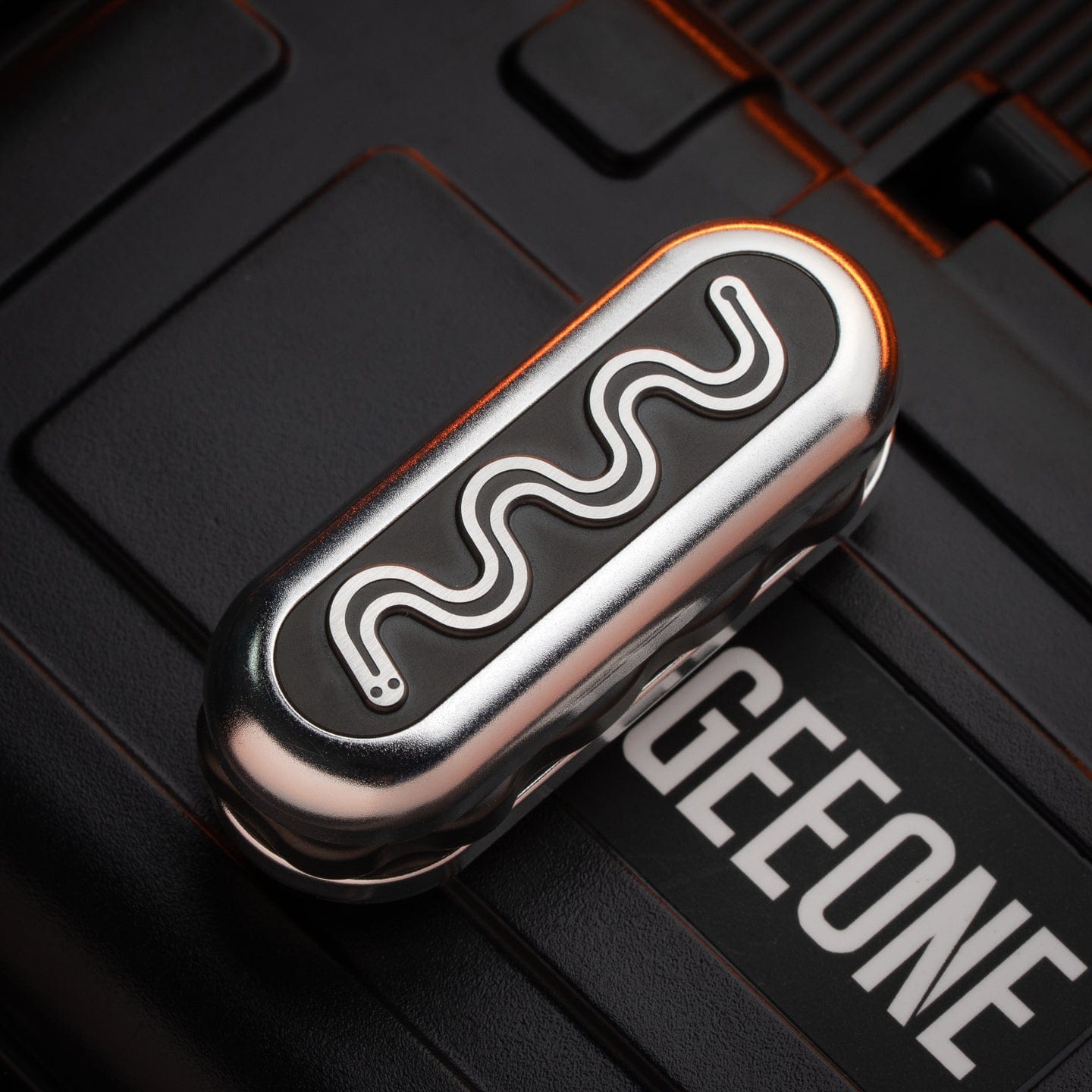 OS EDC 只禁优惠代码 MINI Burger Mechanical Slider DLC Stainless Steel