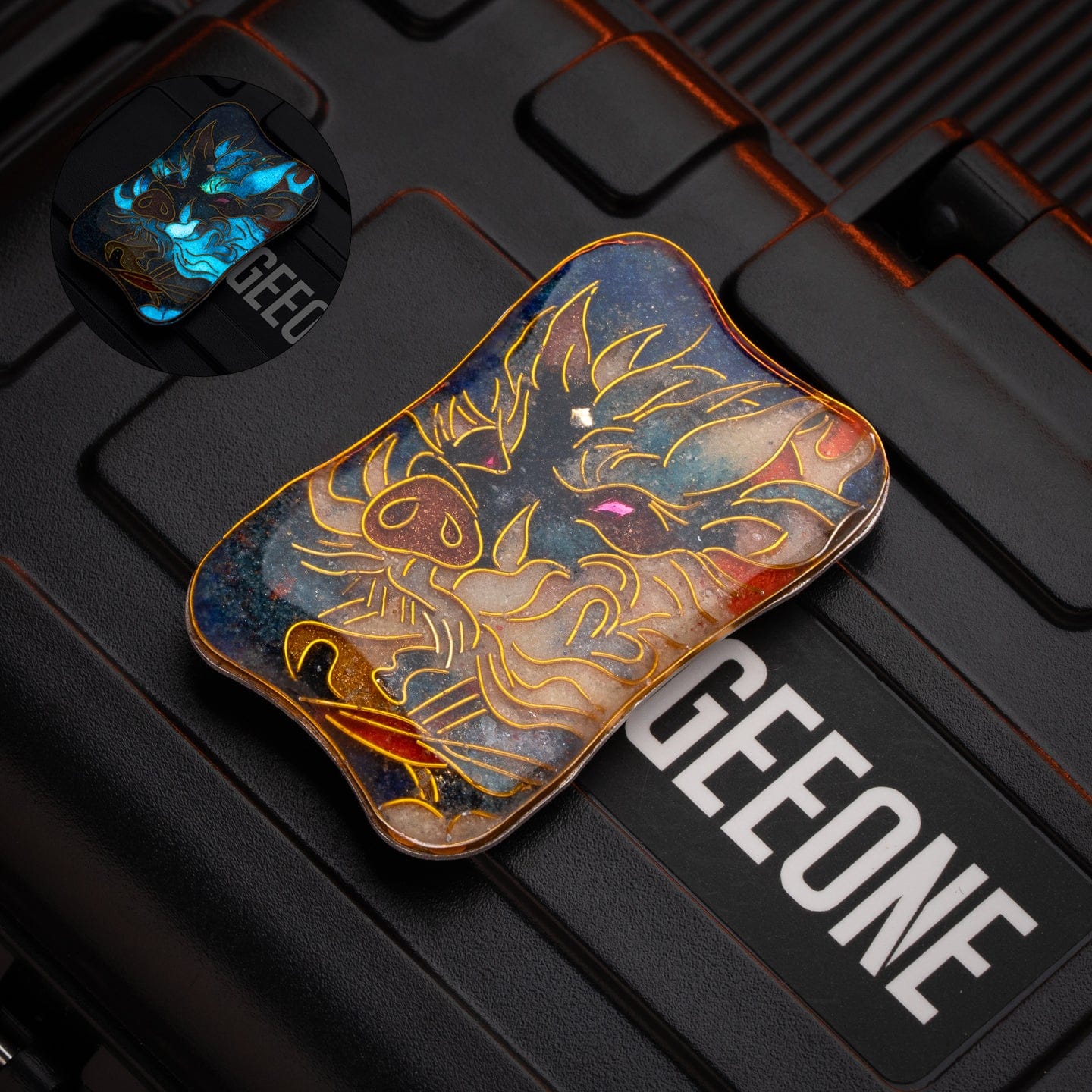 Peacock Fidget Slider Aura Sand Aura Sand Plate-The Chinese zodiac (Cloisonné) / Pig (1pc) without main body