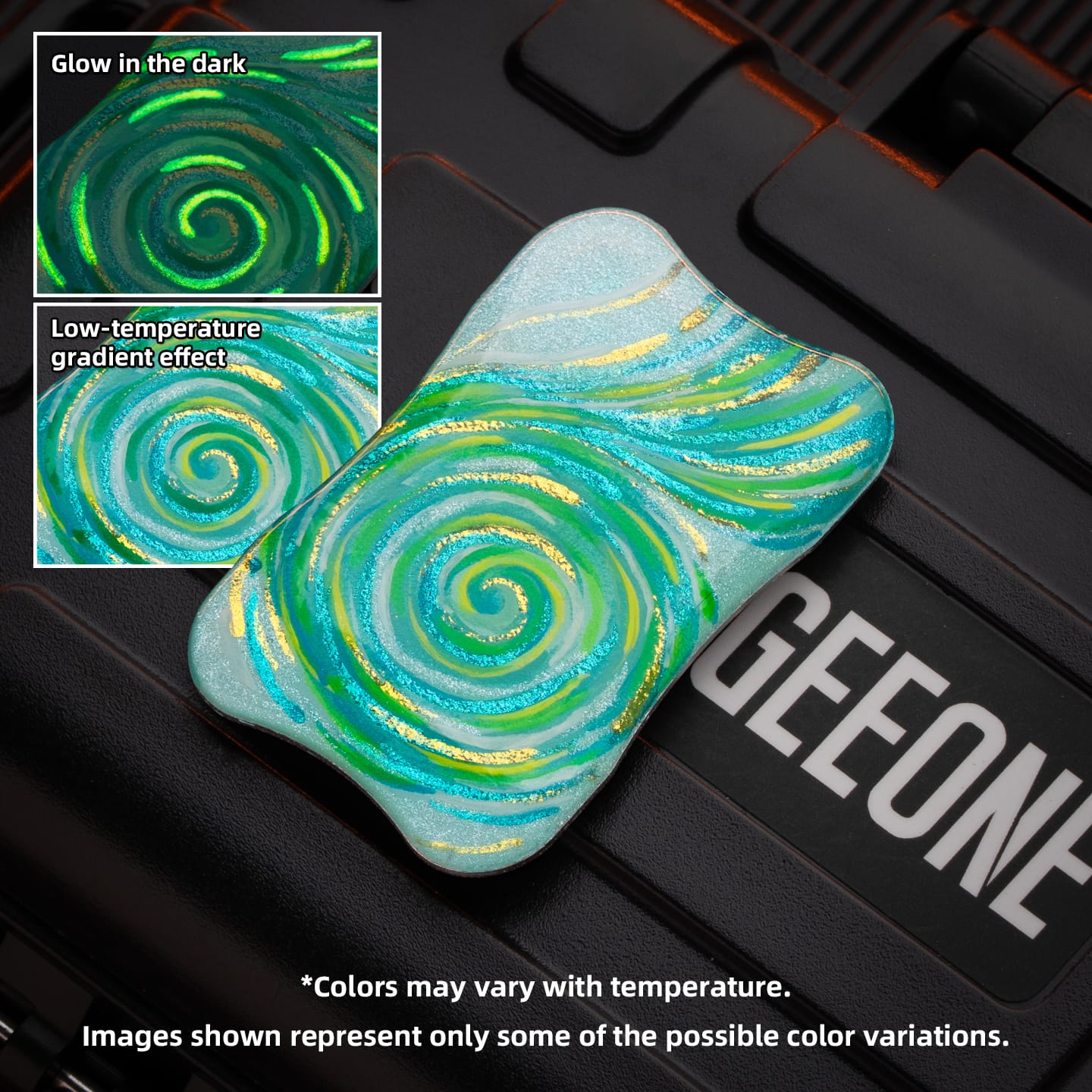 Peacock Fidget Slider Aura Sand Aura Sand Plate (without main body) / Summer (1pc) - Glow in the dark