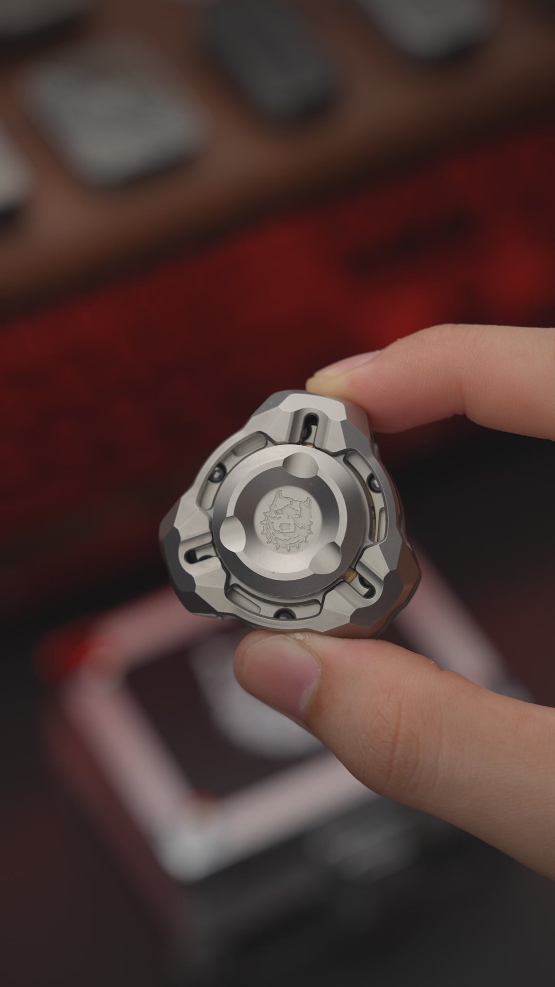 KTS, M3 Tenon Spinner, Fidget Spinner, Linkage Spinner