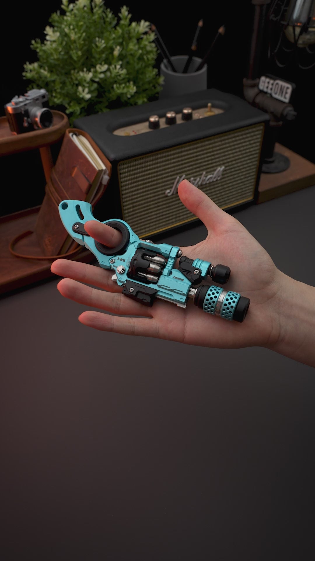EDCELL, Fidget Breaker, Premium Metal EDC Revolver Toy