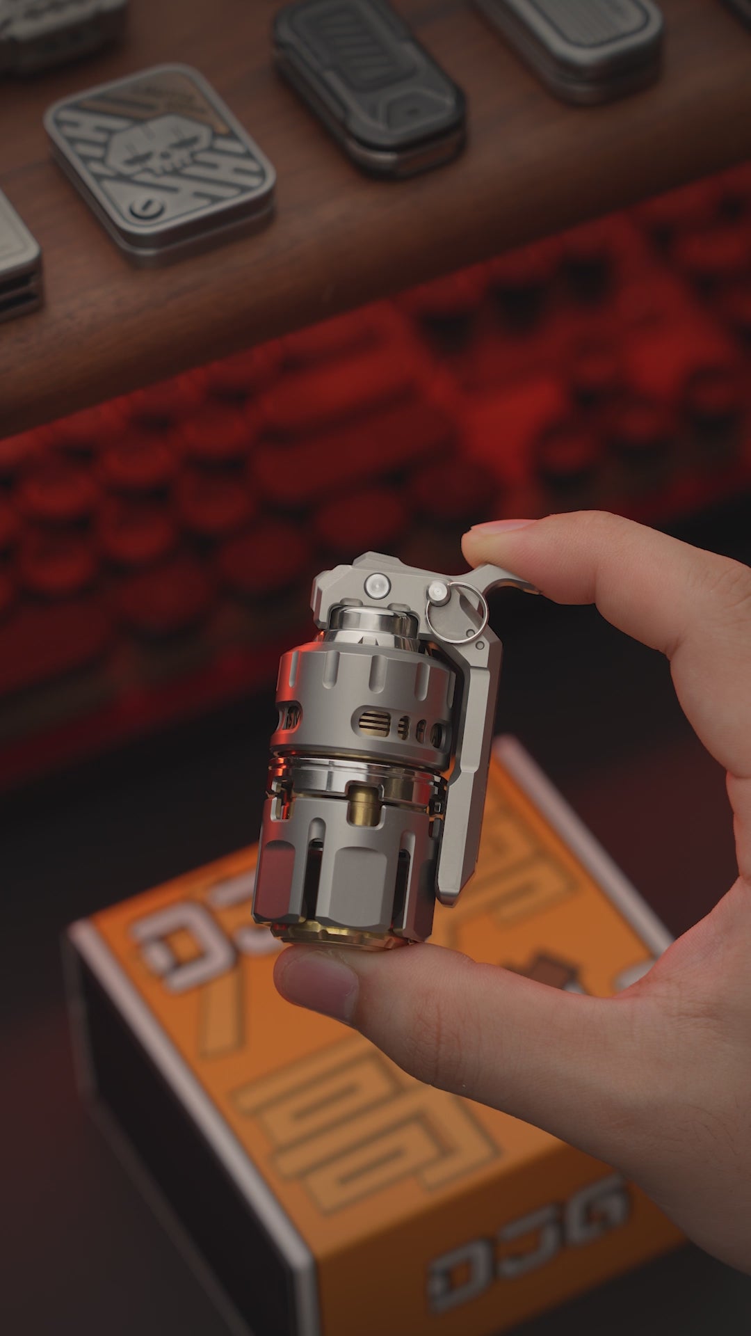 DJG, Destroyer, Multi-Functional EDC Fidget Slider
