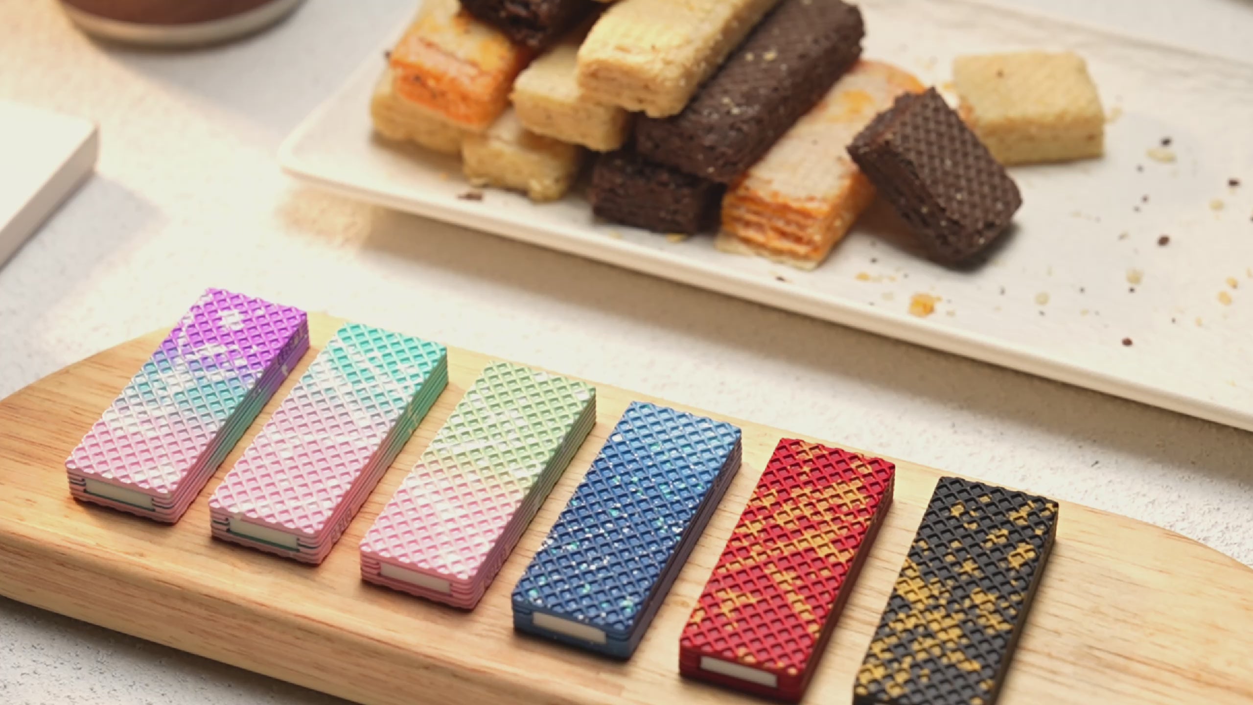 01 EDC, Wafer Biscuit, Fidget Slider