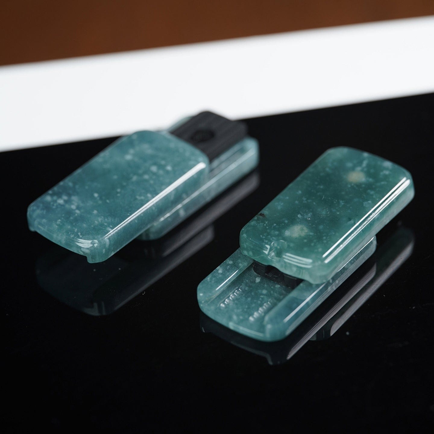 RiDoMi 只禁优惠代码 Leisure Slider Guatemalan jade (ships in 10 days)