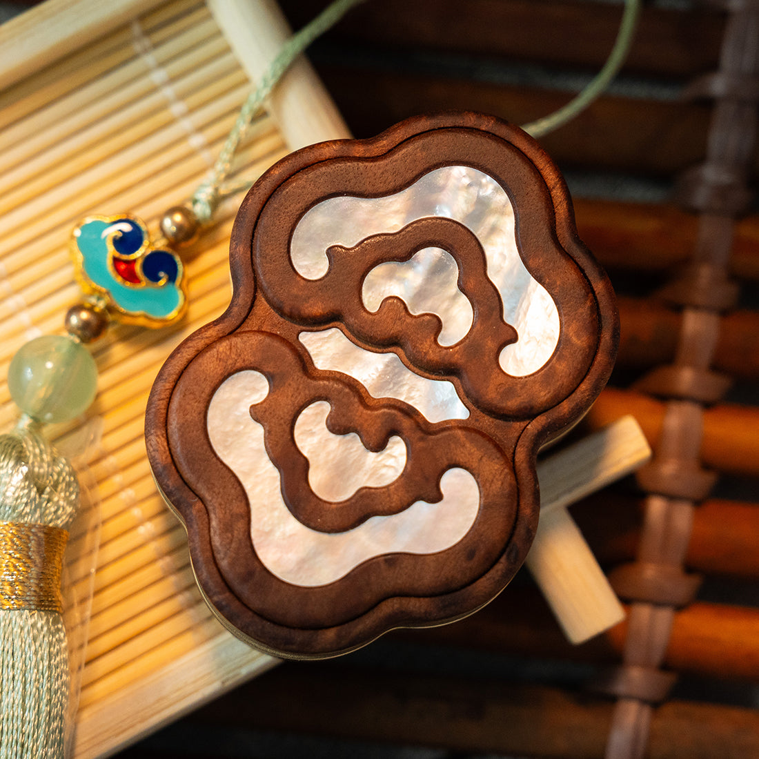 RUMU 只禁优惠代码 YUN XI Guibourtia/Mother of Pearl (ships in 60 days)